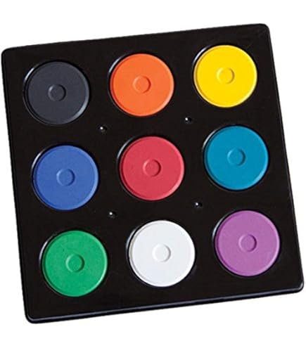 Set 8 Pastelli A Cialda Jack Richeson, Tempera Semiumida, Colori Brillanti, In Vassoio Nero