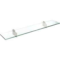 Amazon.com: Spancraft Estante de cristal Raven de cristal, acero ...