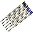 3er Pack Schmidt Kugelschreiber-Minen P900 Fine – Blaue Tinte, Parker Style, Made In Germany