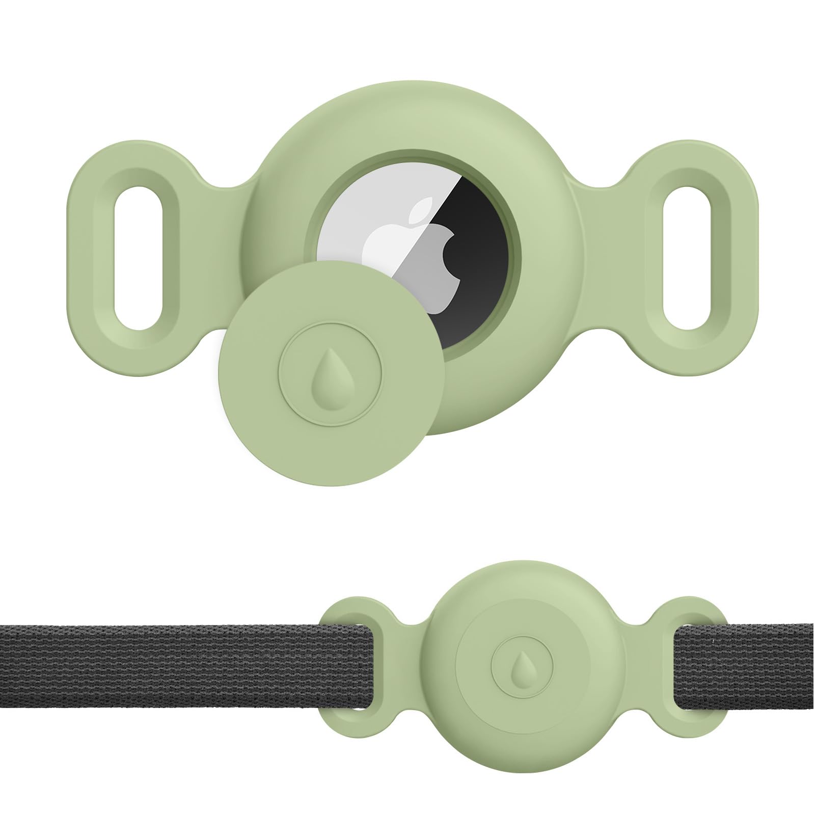 Meliya Airtag Case 1st/2nd for Dog Cat Collar, Waterproof Apple Airtag Protective Holder GPS Tracking Finder for Pet, Silicone Case for Dog Collar Cat Loop Holder Pet Accessories