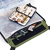 Elkton-Outdoors-Rolling-Tackle-Box-Green-L-157-x-W-96-x-H-185-inches-11-pounds-Waterproof-5-Retractable-Compartments-4-Rod-Holders-Rolling-Fishing-Tackle-Bag-Roller-Tackle-Box