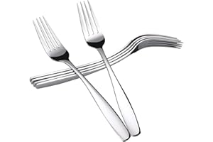 Jandson 12 Pieces Dinner Fork, Stainless Steel Table Fork Set, 20 cm