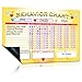 Shic Magnetic Dry Erase Behavior Chore Chart with Marker for Kids, 11-Inch x 17-Inch