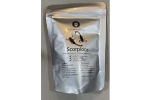 GENERIC Thailand Unique Scorpions Human Edible - Insects - 1 Bag High Protein Bug Superfood (Armortail Scorpions)