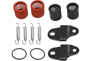 Carbpro Muffler Joint Gasket Spring Stay Kit for 1987-2006 Yamaha Banshee 350 YFZ350