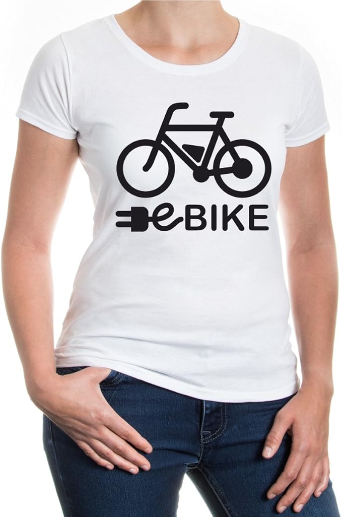 Girlie TShirt eBike Amazon.co.uk Clothing