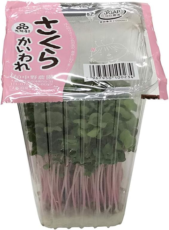 Amazon 大阪府産 さくらかいわれ 10個入り 箱 生鮮卸売市場 かいわれ大根 スプラウト 通販