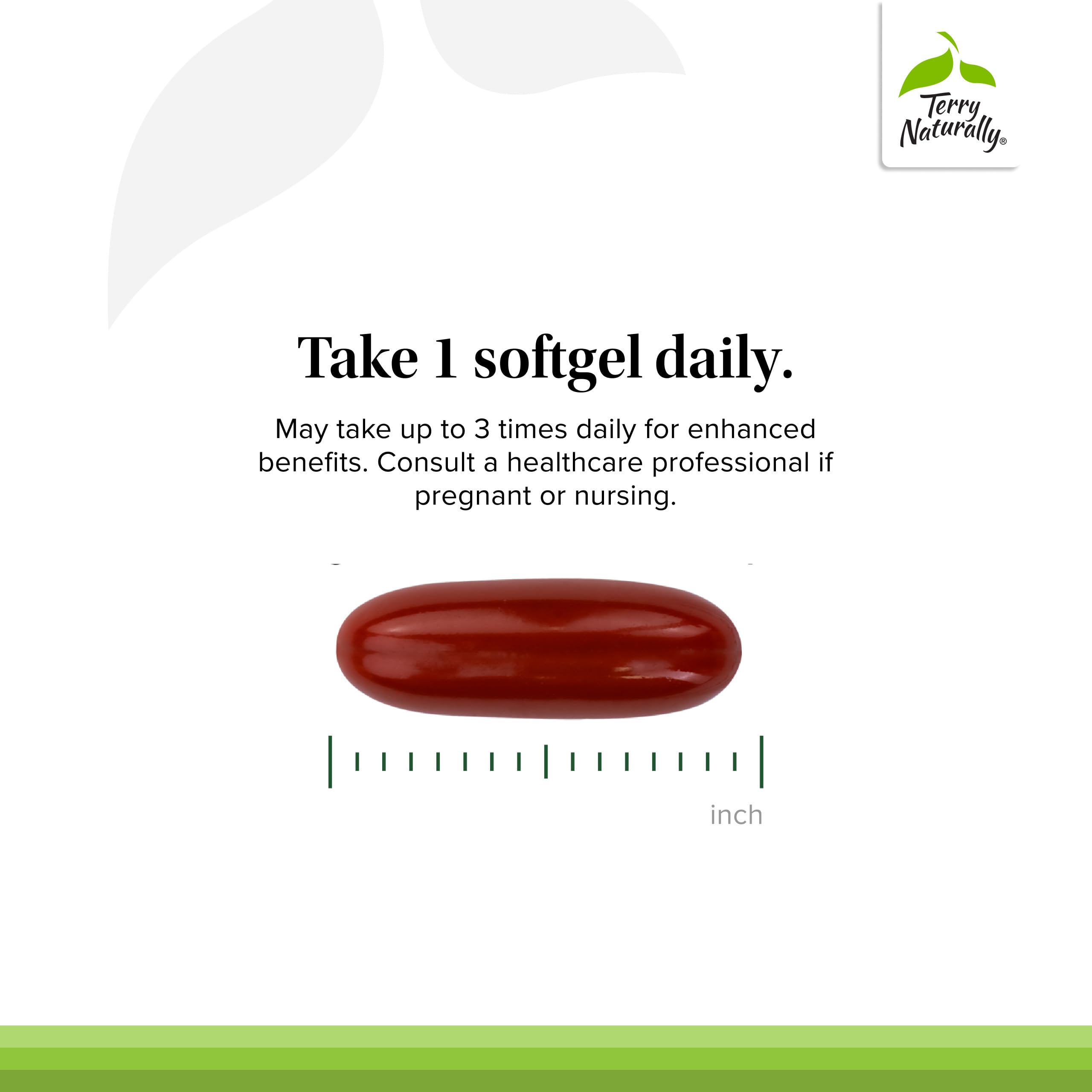 Terry Naturally Clinical OPC Extra Strength - Cardiovascular Health & Focus Support - Supplement with Grape Seed Extract - Immune Support Supplement - 60 Softgels