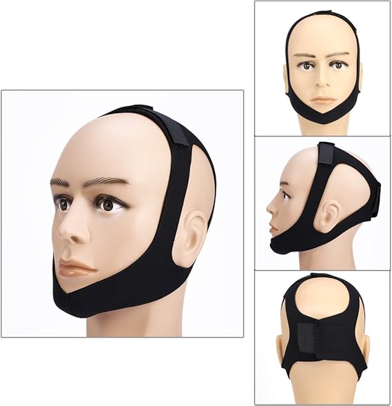 Adjustable Chin Strap, Comfort Stop Snoring Belt Sleep Anti Snore