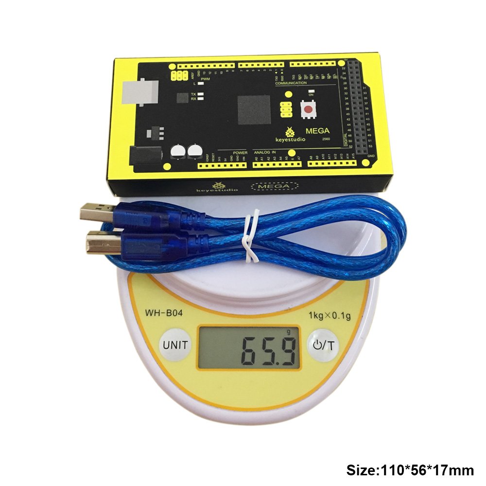 KEYESTUDIO Mega 2560 Board for Arduino Mega 2560 R3 Arduino IDE+USB Cable