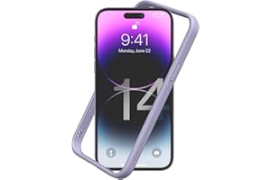 RhinoShield Bumper Case Compatible with [iPhone 14 Pro Max] | CrashGuard NX - Shock Absorbent Slim Design Protective Cover 3.5M / 11ft Drop Protection - Lavender