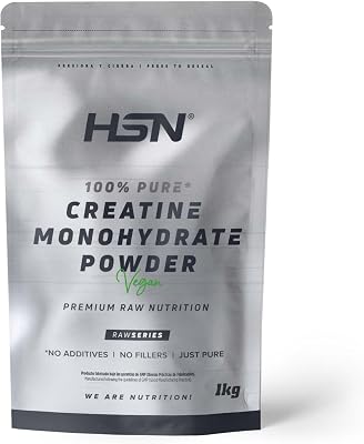 Créatine Monohydrate Micronisée 1 kg | 100% Pure, Sans Arôme | Vegan, Sans Gluten et Sans Additifs | Haute Solubilité et Pureté Maximale | Doseur Non Inclus