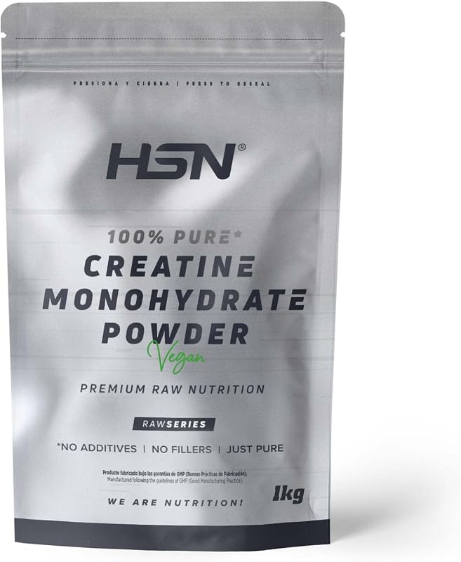 Créatine Monohydrate Micronisée 1 kg | 100% Pure, Sans Arôme | Vegan, Sans Gluten et Sans Additifs | Haute Solubilité et Pureté Maximale | Doseur Non Inclus