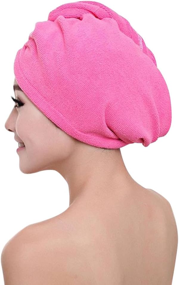 melupa Hair Towel Wrap Turban Shower Head Towel Hair Drying