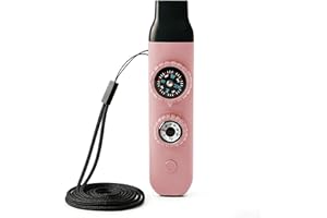 JETFREE Multifunctional Survival Emergency Whistle for Kids with Compass Hiking Survival, Thermometer & Neck Lanyard | Emergency Safety Gear for Hiking, Camping, Kayaking, Boating, Climbing