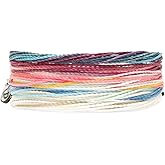 Pura Vida Bracelets Pack Spring Daze Friendship Bracelet Pack - Set of 5 Stackable Bracelets for Women, Beach Bracelet & Accessoriess - 5 String Bracelets