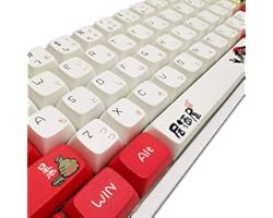 Japanese Keycaps, XDA Profile Custom Keycap for Mechanical Keyboards, Full 108 Key Set with Key Puller (Izakaya Keycaps)