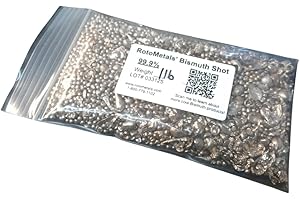 ROTO METALS Bismuth Shot (1 Pound | 99.99+% Pure) Raw Bismuth Metal by RotoMetals