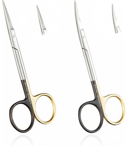 Amazon.com: Ragnell Kilner Dissecting Scissor Curved Supercut 12.7