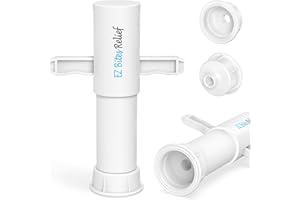 YARKOR Bug Bite Suction Tool, Natural Itch Relief & Swelling Sucker in 30s– Portable Bite & Sting First Aid – Venom Extractor for Hiking, Camping – Summer Essentials for Kids & Adults - 1 Pack, White
