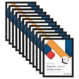 Relx 12 Pcs 8.5 x 11'' Self-Adhesive Magnetic Wall