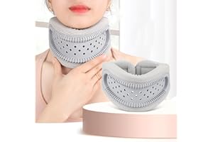 Neck Brace – Soft Cervical Collar for Neck Support and Pain Relief - Adjustable Neck Support Brace Wrap Keep Vertebrae Stable