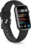 FITVII Slim Fitness Tracker with Blood Oxygen, Blood Pressure, 24/7 Heart Rate and Sleep Tracking, IP68 Waterproof Activity Trackers and Smart Watches with Step Tracker, Pedometer for Women Kids