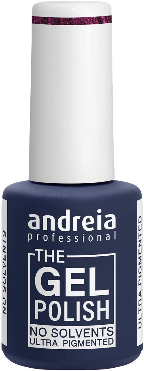 Andreia Professional - The Gel Polish TPO and Solvent Free Gel - Colour G25 Metallic Purple 10.5 ml, 10.5 ml (Pack of 1)