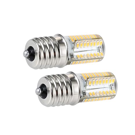 Lilideni Paquete de 2 Bombillas LED E17 Microondas Luz de 4 ...