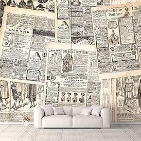 Wall Murals for Bedroom Beautiful Vintage Pictures Collection Collage Removable Wallpaper Peel and Stick Wall Stickers - 66x96 inches