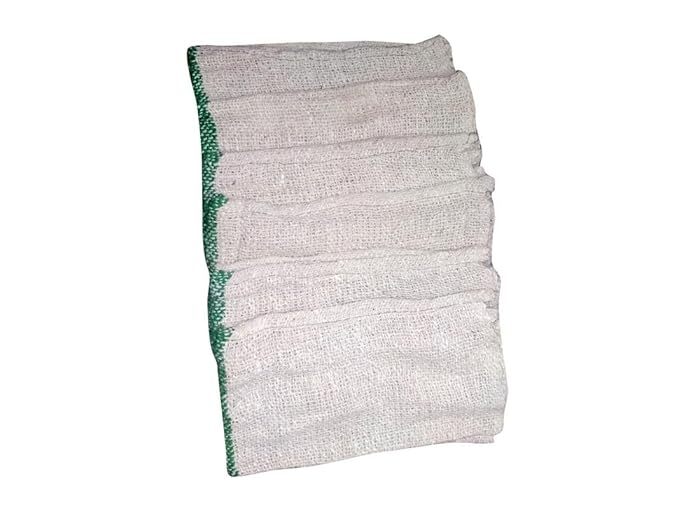 Sukriti Super Cotton floor cleaning cloth sweeping cloth Dusting cloth pocha Large size (Off White Set of 6 Pcs)