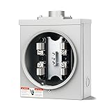 100 Amp Meter Socket, 4 Jaw Meter Base, 600V 3 Wire