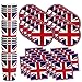 Britain UK England British Flag Birthday Party Supplies Set Plates Napkins Cups Tableware Kit for 16