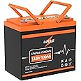 12.8V 100Ah LiFePO4 Lithium Deep Cycle Battery, Group 24 Size with Built-in 100A BMS, Max.1280Wh Lithium Iron Phosphate Battery, 10-Year Lifespan, Perfect for RV, Solar Panel, Trolling Motor