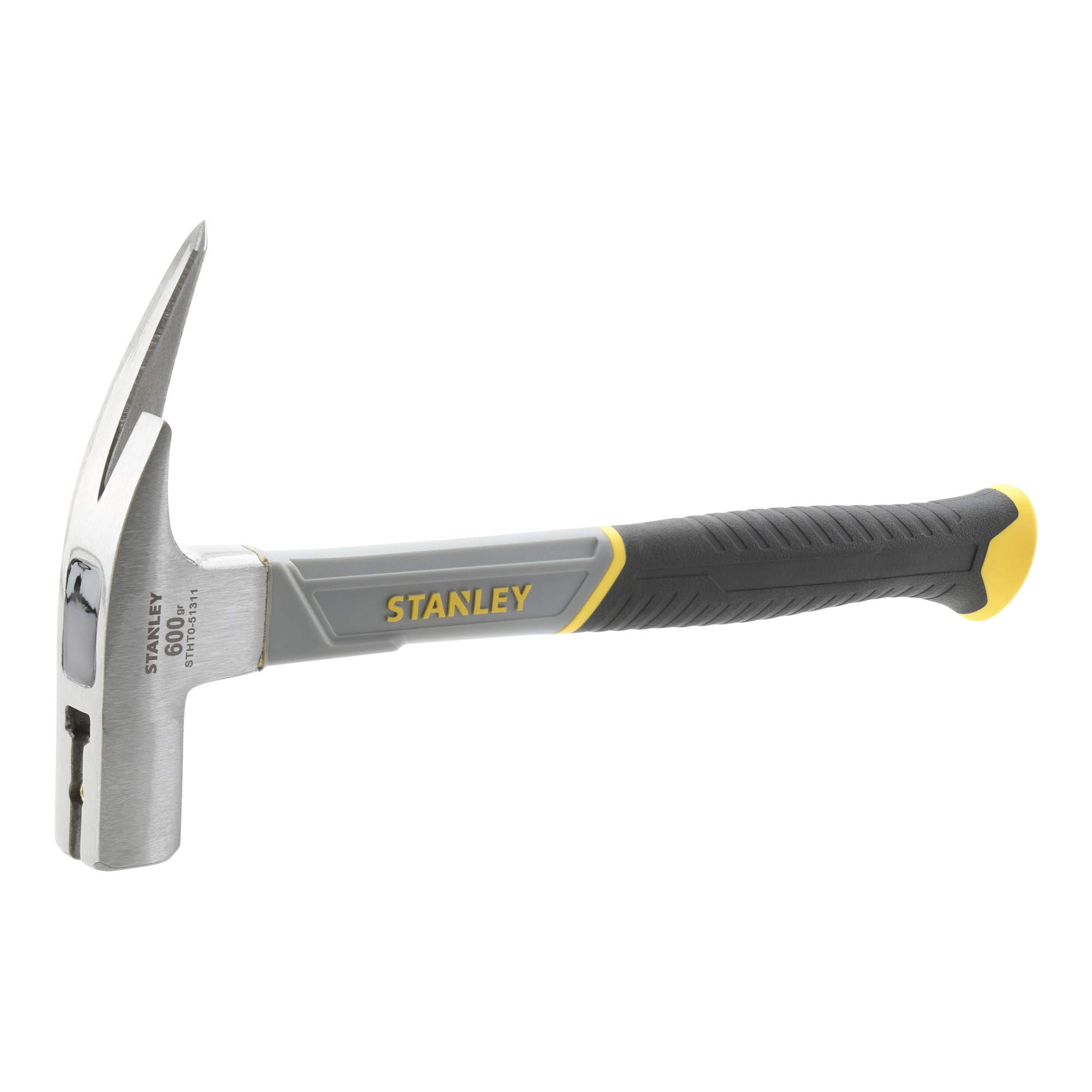 Stanley Martillo Sacaclavos Latthammer, Stainless Steel, Black Yellow, 0.76 kilograms, Ergonomic Grip