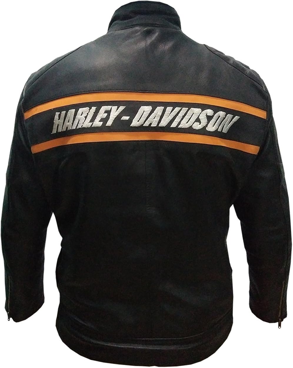 Leatherly Veste Homme Bill Goldberg Noir Style Motard Moto Veste De Cuir Parfait Pour Lhiver Blousons Vetements