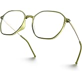 VISOONE Lightweight TR90 Blue Light Blocking Glasses Frame with Anti Glare Eye Protection for Women and Men RANE