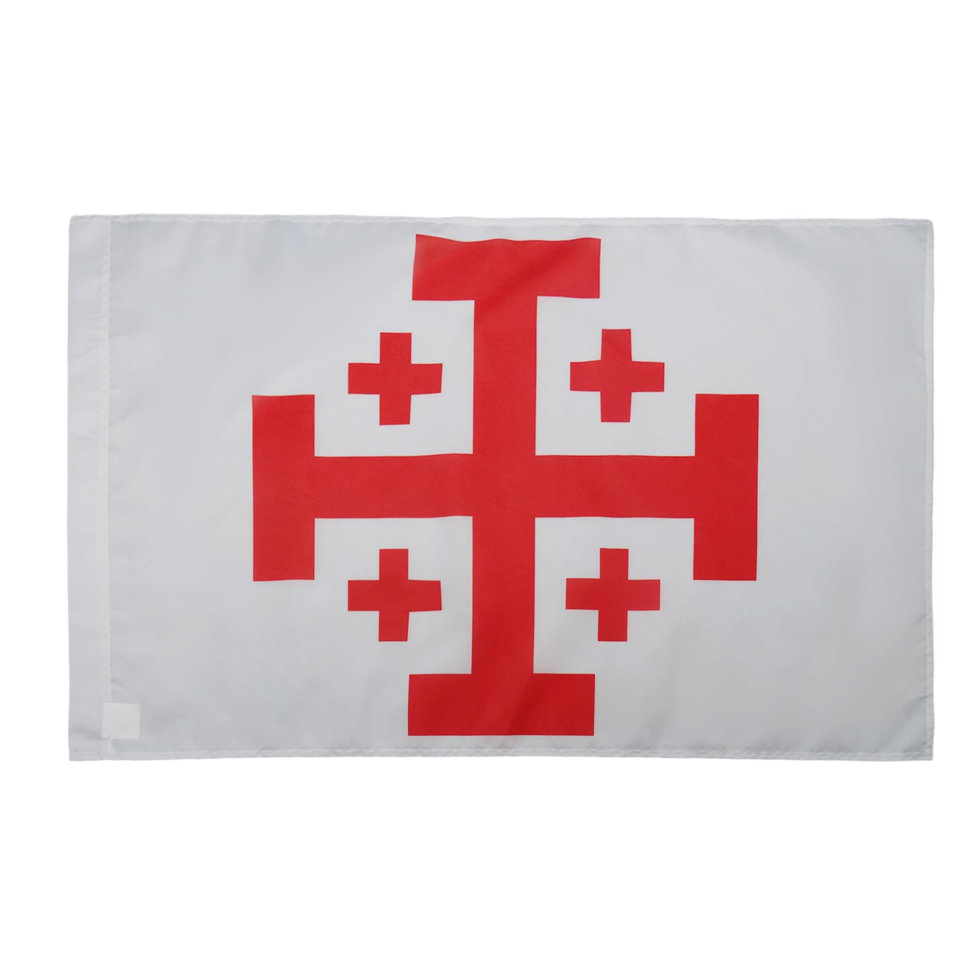 AZ FLAG - Order of the Holy Sepulchre of Jerusalem Flag - 2x3 Ft - Catholic Banner with Sleeve - 100% Polyester - Fade Resistant - Vivid Colors - 2' x 3' Feet - 90x60 Cm