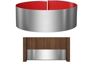 Sanbege Stainless Steel Door Kick Plate, 6" x 34" Door Push Plate, Self Adhesive Kickplate for 36" Doors Interior or Exterior