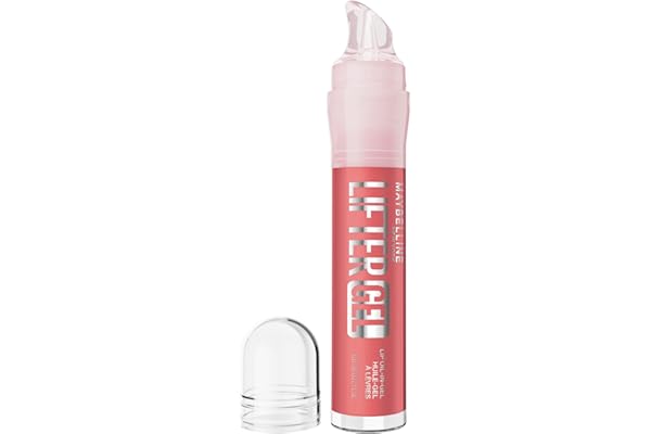 Maybelline New York Lifter Gel Lip Oil-in-Gel Formula, Lip Gloss, Hyaluronic Acid and Passion fruit Oil for Bouncier and Soft