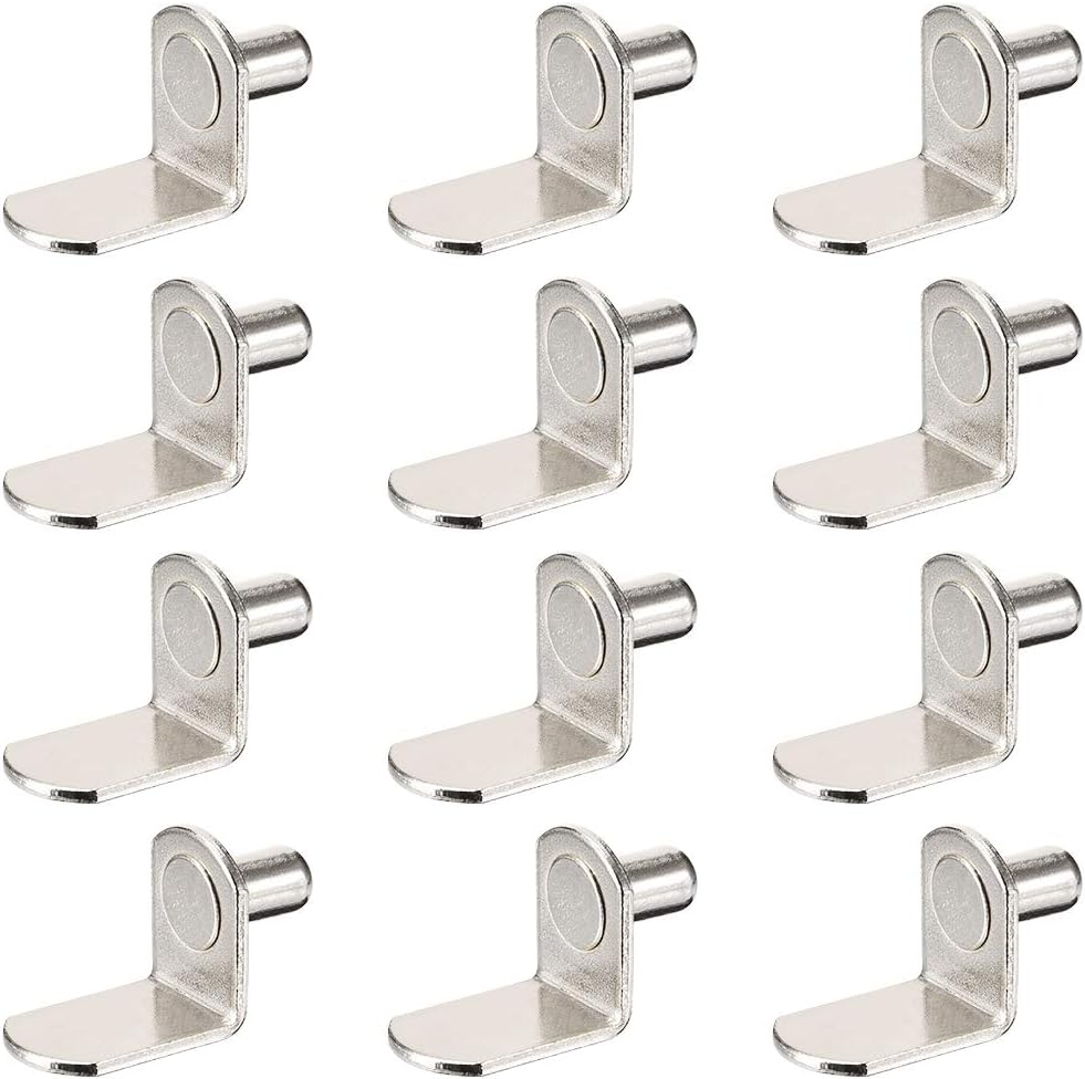 sourcing map Shelf Support Peg,6mm L-Shaped Support