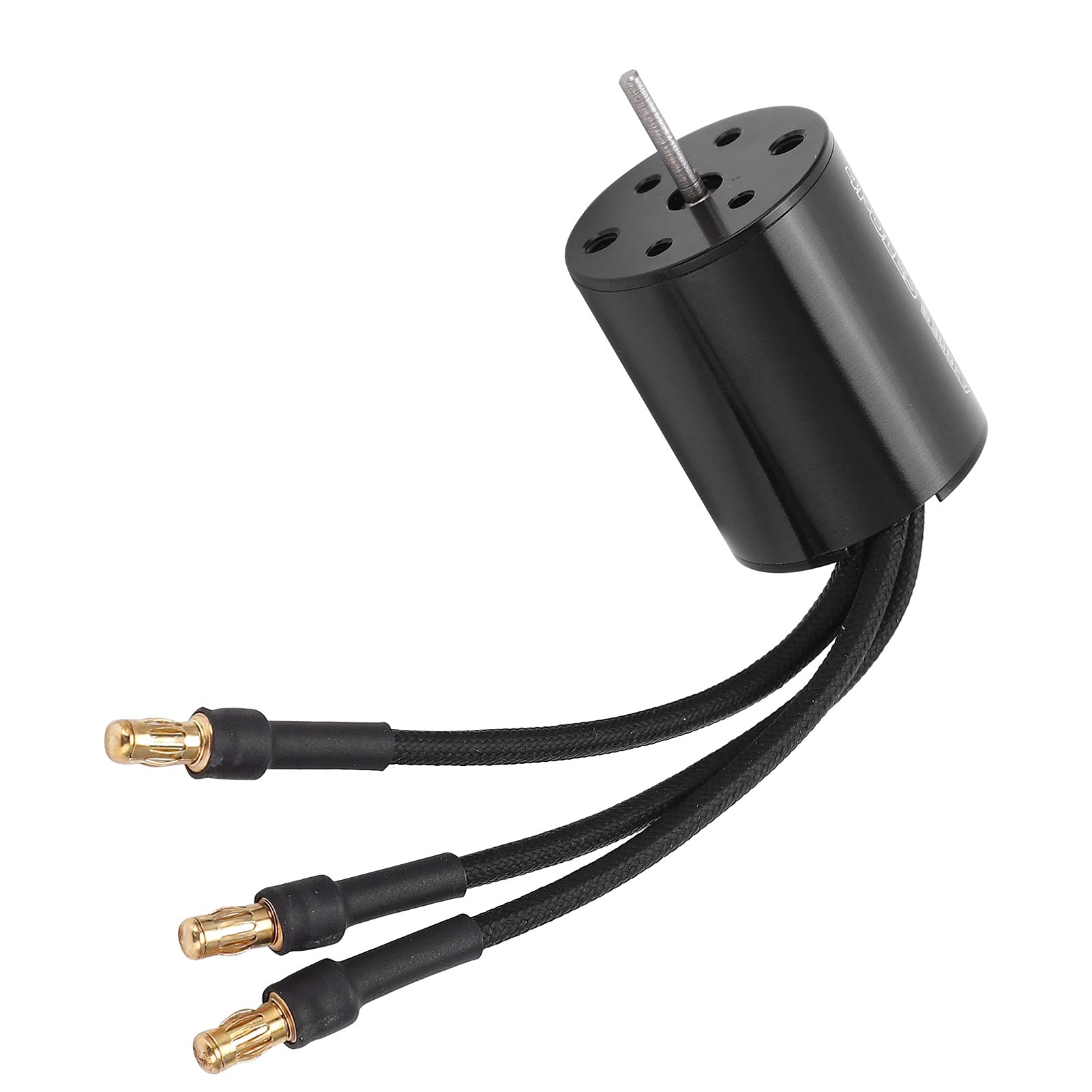 Dilwe RC Car Brushless Motor, RC 2430 6300KV Brushless Motor 4 Poles High Torque Brushless Motor for 1/16 1/18 RC Car Upgrade Parts