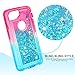 MAXCURY for Glitter iPhone 8 7 6 Case, Flowing Bling Liquid Quicksand Heavy Duty Shockproof Defender Cover for Phone 6/6s in 4.7 Inch (Pink/Blue, for iPhone SE 2020/SE 2022)