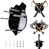 Sword Wall Mount Display, Axe sword display stand, Sword Hanger,Acrylic sword display stand,katana wall mount can display two swords or a single sword at the same time with Hardware (Pack of 1)