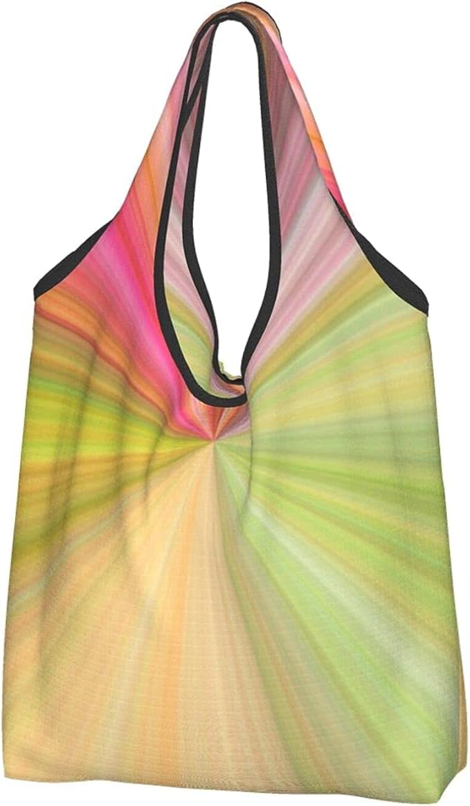 Shopping Bags for Women Reusable Foldaway Tote Shoulder Bags Grocery