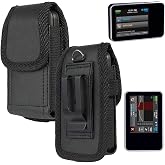Ranyi for Tandem t:Slim X2 Pump Vertical Holster Belt Carrying Case | Protection Vegan Leather Pouch Wallet Holster with Belt Loop Clip Travel Carrying Case for Tandem TSlim X2 Insulin Pump