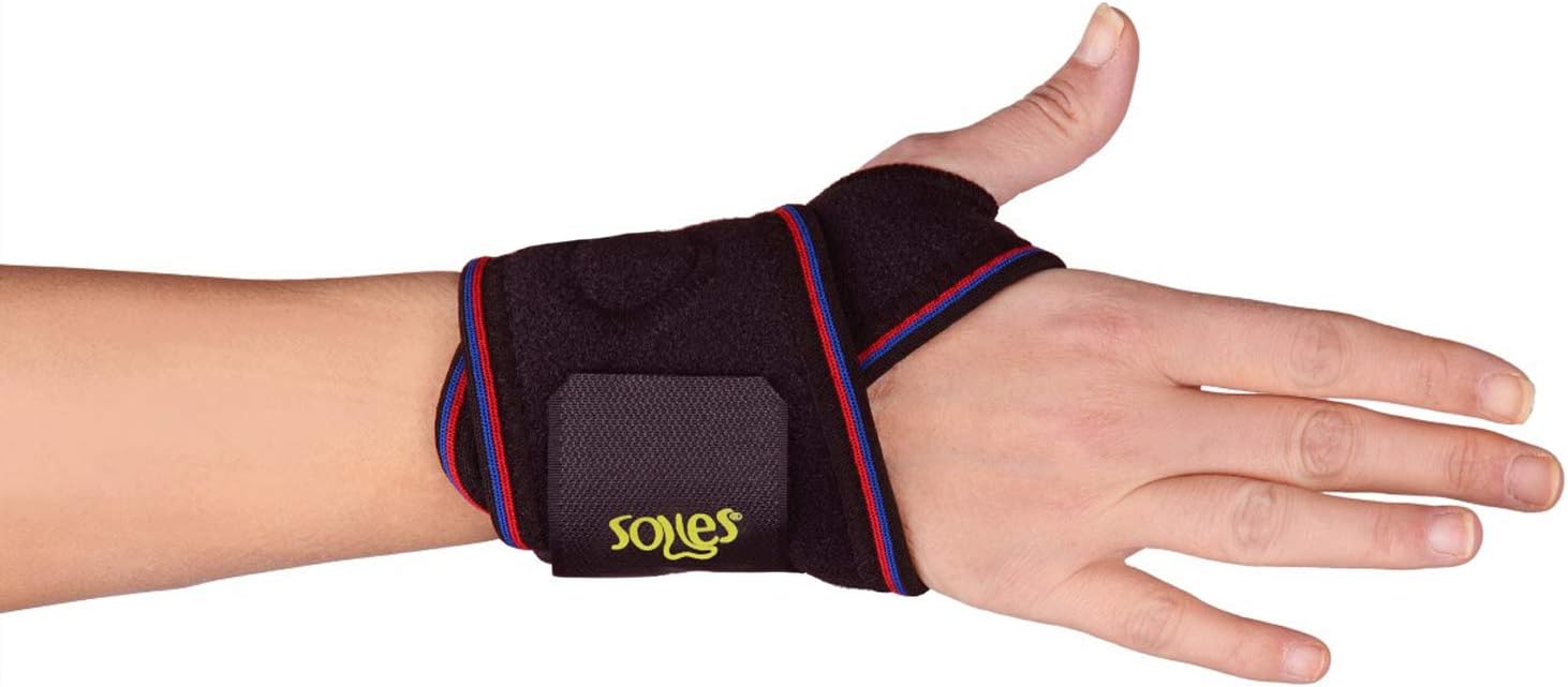 SOLES Neoprene Wrist Bandage & Support Breathable Neoprene, Extreme Comfort One Size Fits All, Fits Both Wrists, Soft - Image 4