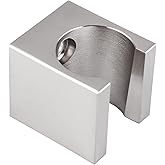 Angle Simple Shower Head Holder, Brass Shower Wand Bracket, Handheld Sprayer Holder Wall Mount, Brushed Nickel
