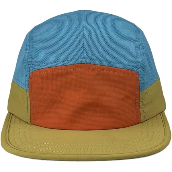 FASHIXD Mesh 5 Panel Hat Flat Brim Quick Dry Sports Running Hat