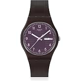 Swatch Unisex Casual Watch Brown Bio-sourced Quartz Weaving Wonders
